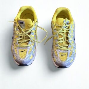 Nike Vibrant Yellow and Gray Running Shoes